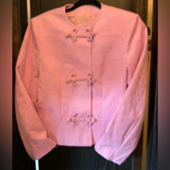 ULTRASUEDE Brand fabric Suit - shade of lavender size 10 - Picture 3 of 15